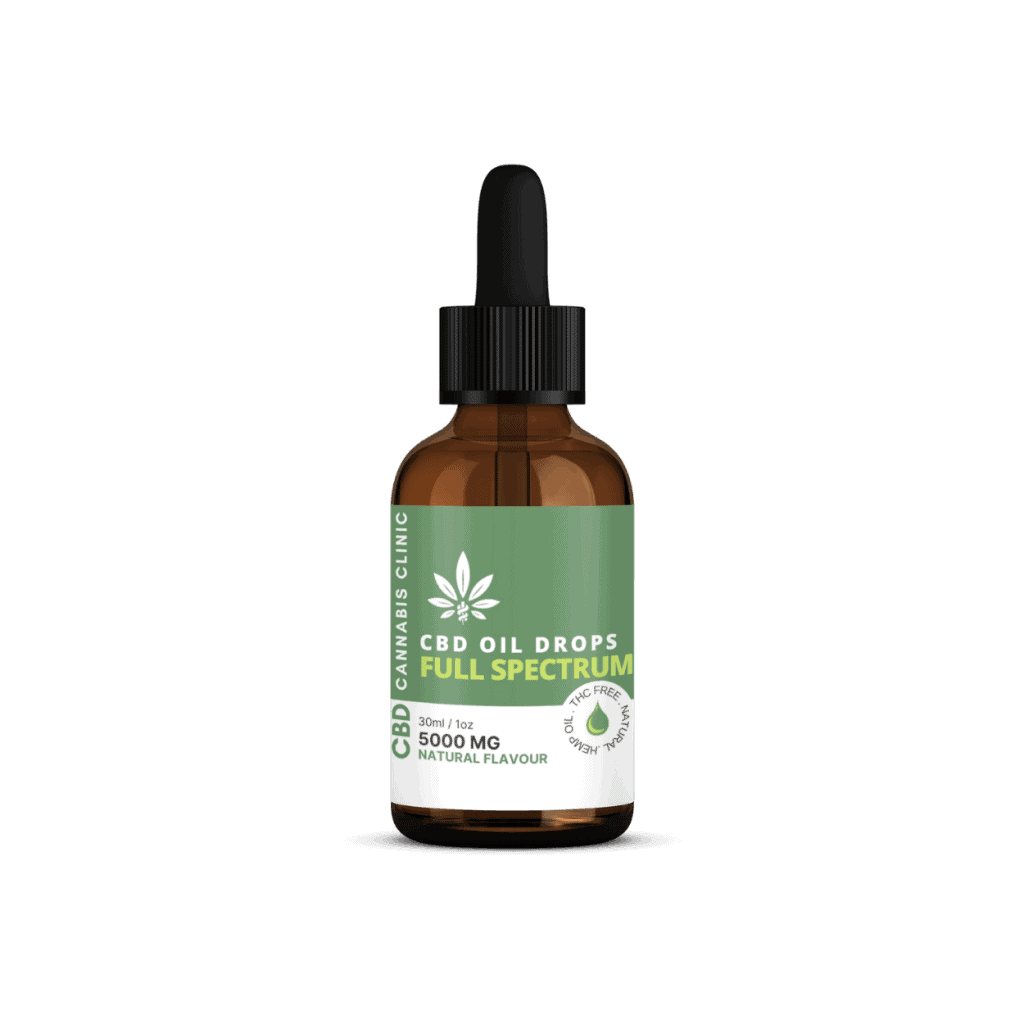 Buy Cannabis Clinic CBD Oil Full Spectrum (5000mg) 30ml Cannabis
